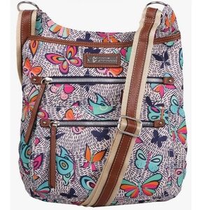 Lily Bloom Ivy Mid Crossbody Night Butterflies